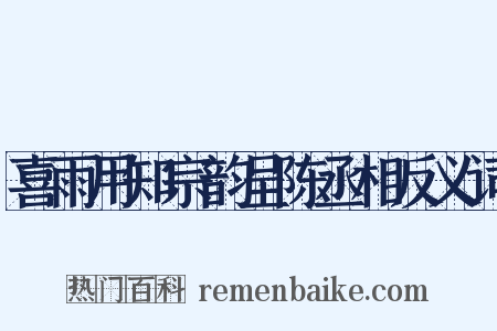 喜雨用知宗韵呈陈丞相反义词是什么意思的图片